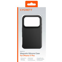 Cygnett MagSilk Apple iPhone 17 Pro (6.3") Magnetic Silicone Case - Black (CY5558CPMAS), TPU Frame, Anti-Yellowing, UV Resistance, 2 Years Warranty - Image 4