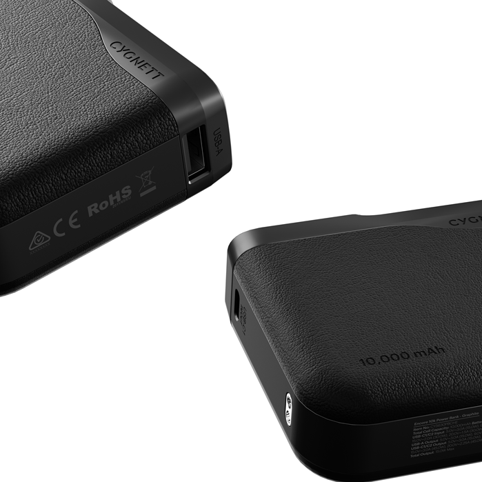 Cygnett Encore 10k mAh Power Bank - Graphite(CY5630PBCHE), 45W, 2x USB-C PD, 1x USB-A Ports, LED Display,Fast Charge,3x Device Charge,2 Years Warranty - Image 3