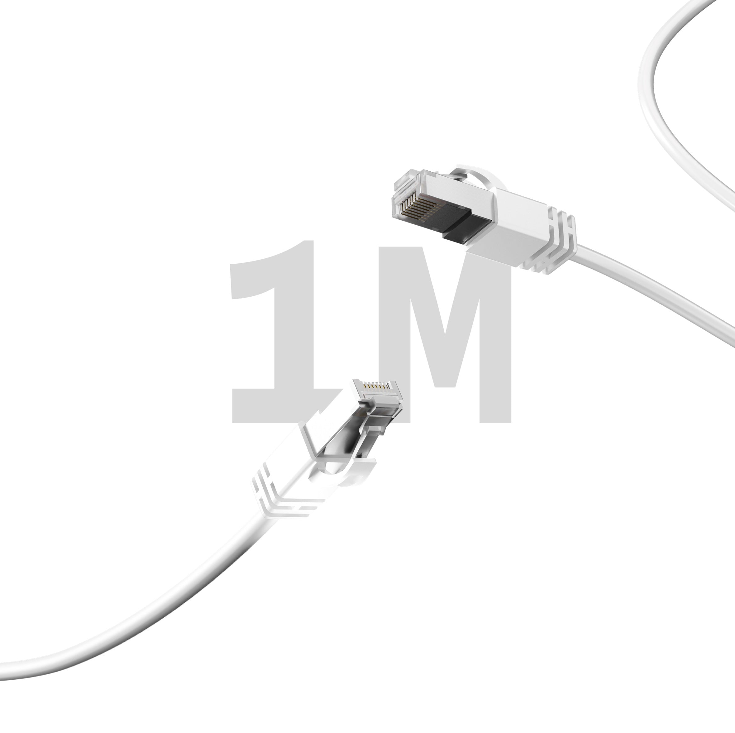 Cygnett Unite CAT6 FTP RJ45 Ethernet M/M Cable 1m – White (CY5648PCAT6), Compatible With Laptops, Desktop Computers, Servers & More - Image 2