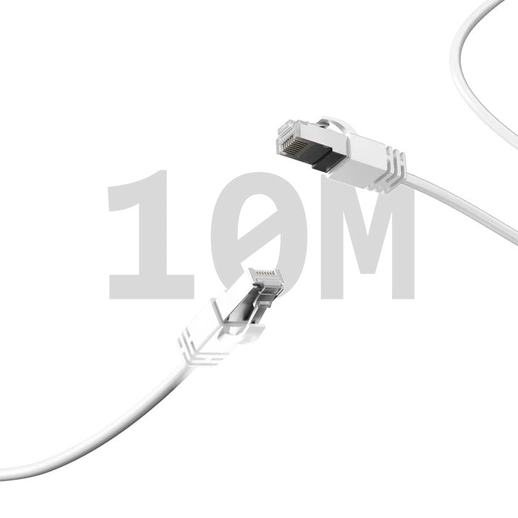 Cygnett Unite CAT6 RJ45 Gigabit Ethernet Cable 10m – White (CY5652PCAT6), 10Gbps, Protective PVC Layer, Universal Compatibility, 2 Years Warranty - Image 2