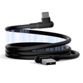 LS Cygnett DriveSync Right Angled Magnetic Silicone USB-C to USB-A Cable (0.7M) - (CY5665CCACB), 3A/60W, 480Mbps, Drive & Sync, 2 Years Warranty - Image 1