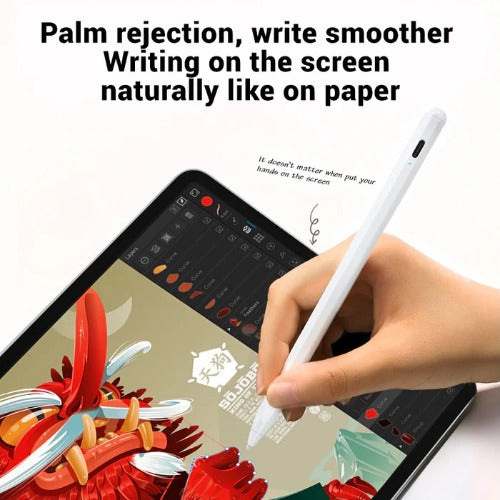 USP Digital Active Stylus Pen for iOS & Android Touch Screens Devices - White(daspfiatcd), Magnetic Attachment ,Precise & Smooth, 6 Months Warranty - Image 3