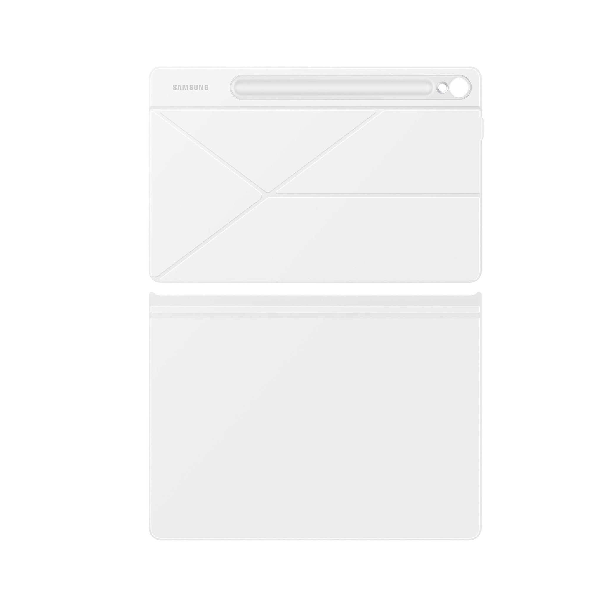Samsung Galaxy Tab S10 Lite / S10 FE / S9 / S9 FE  Smart Book Cover - White(EF-BX710PWEGWW), Slim and Lightweight, 6 Months Warranty - Image 2