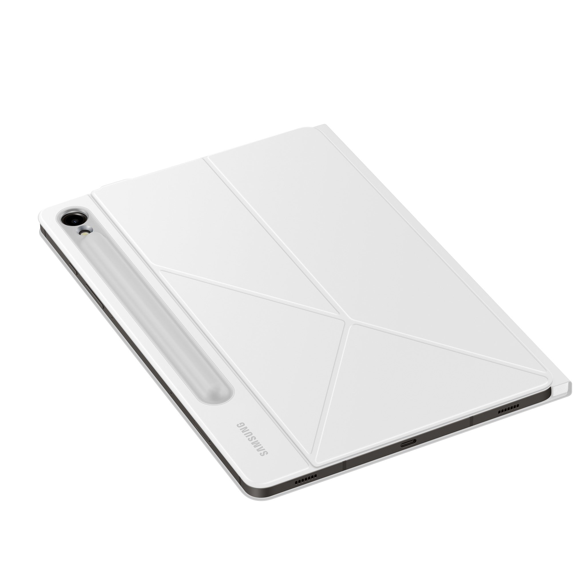 Samsung Galaxy Tab S10 Lite / S10 FE / S9 / S9 FE  Smart Book Cover - White(EF-BX710PWEGWW), Slim and Lightweight, 6 Months Warranty - Image 3