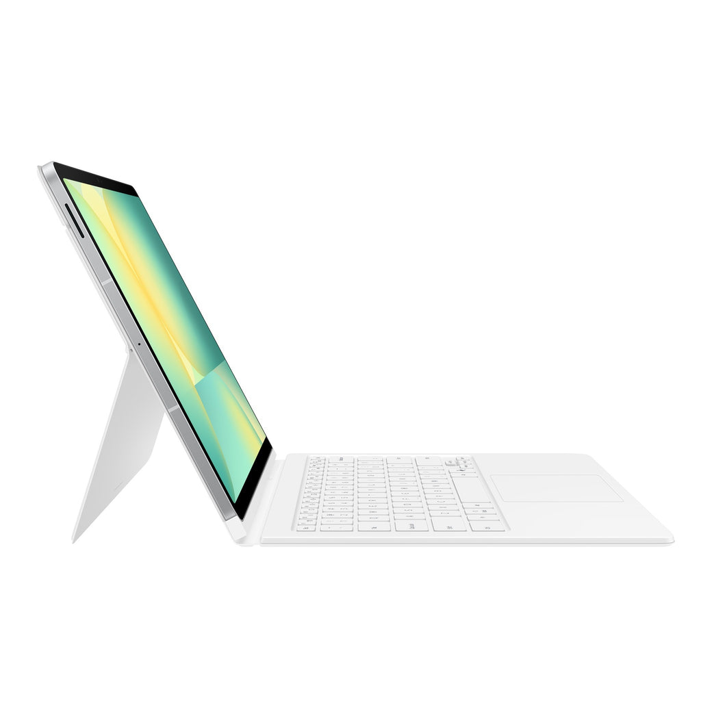 Samsung Galaxy Tab S10 FE+ Book Cover Keyboard with Trackpad - White(EF-DX625UWEGWW), Magnetic, Effortless Comes In 150°, AI Key, 6 Months Warranty - Image 3