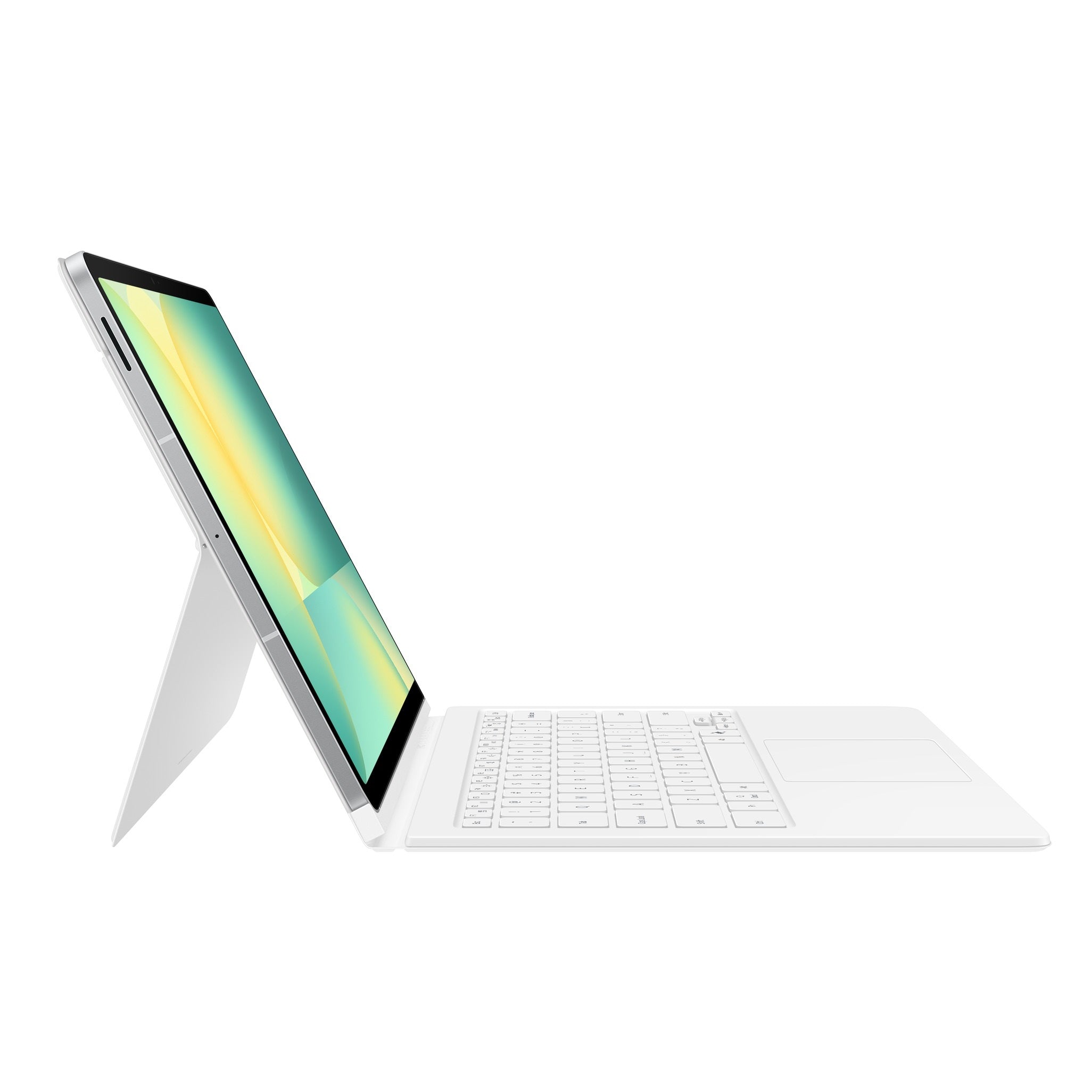 Samsung Galaxy Tab S10 FE+ Book Cover Keyboard with Trackpad - White(EF-DX625UWEGWW), Magnetic, Effortless Comes In 150°, AI Key, 6 Months Warranty - Image 3