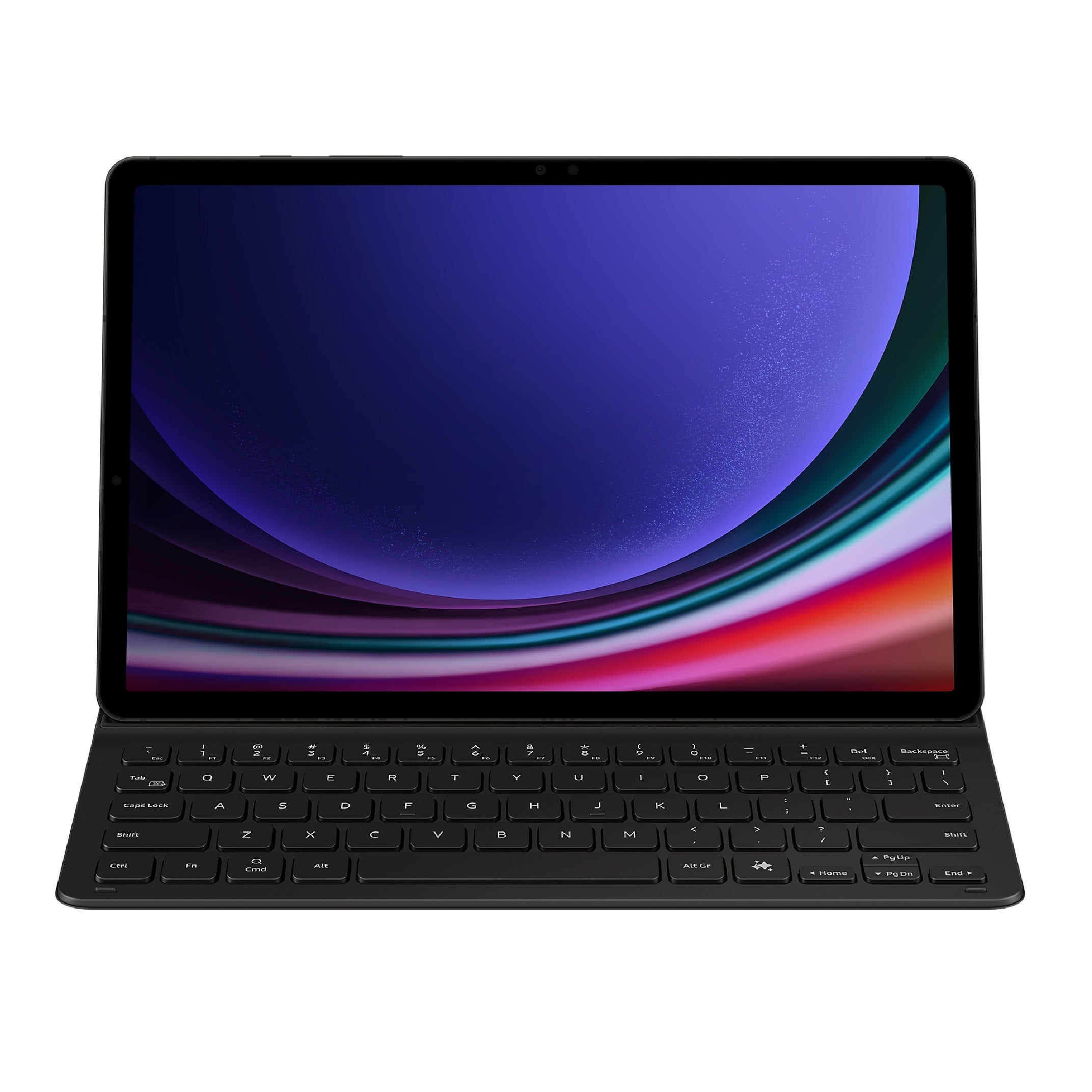 Samsung Galaxy Tab S10 Lite / S10 FE / Tab S9 / S9 FE Book Cover Keyboard Slim - Black(EF-DX720UBEGWW), Slim and Lightweight, AI Key, 6 Month Warranty - Image 2