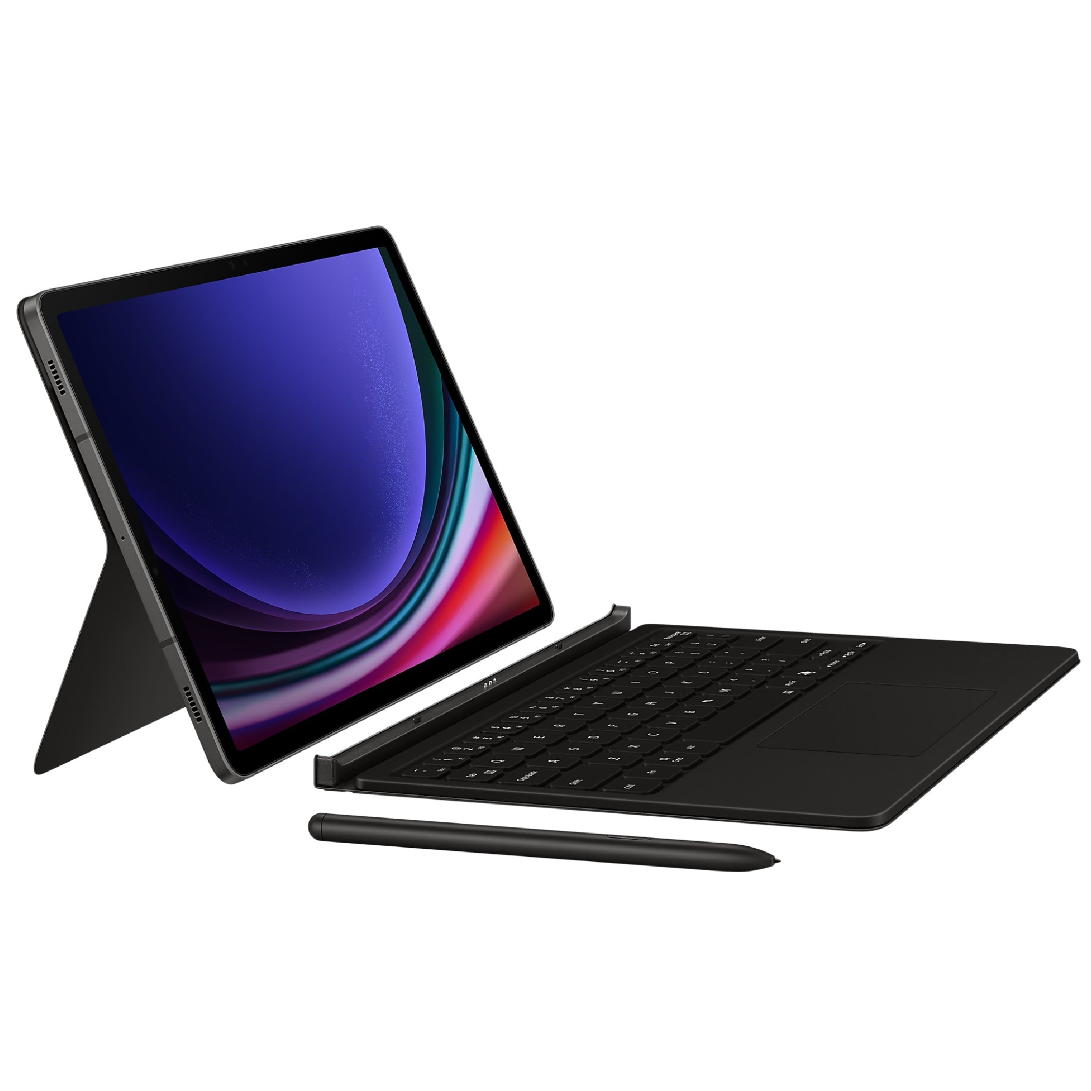 Samsung Galaxy Tab S10 Lite / S10 FE / Tab S9 / S9 FE Book Cover Keyboard - Black(EF-DX725UBEGWW), Effortless Comes In 150°, AI Key, 6 Months Warranty - Image 5