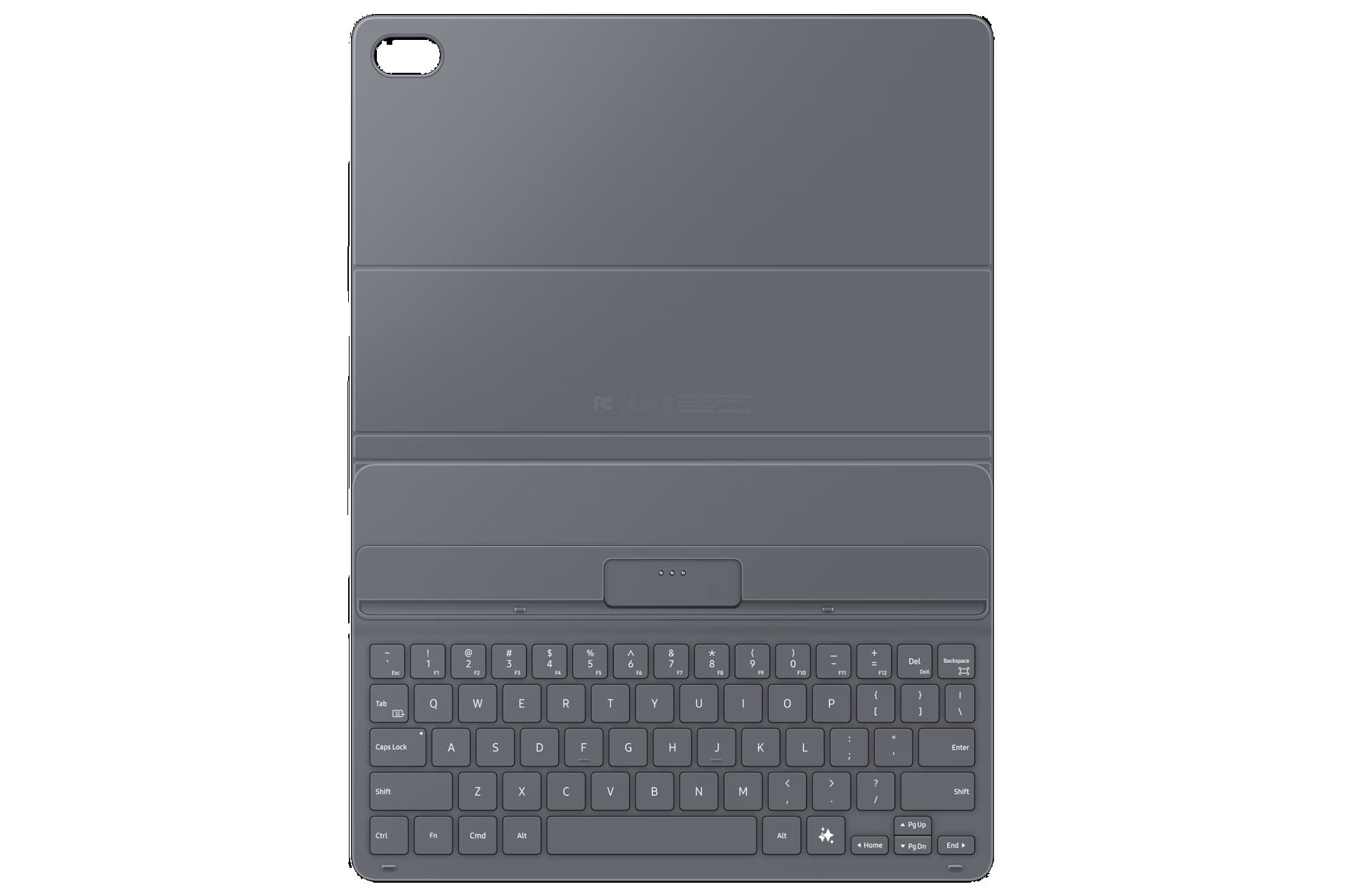 Samsung Galaxy Tab S11 Book Cover Keyboard Slim - Black(EF-DX730UBEGWW), Magnetic, Slim and Lightweight, AI Key, 6 Months Warranty - Image 1