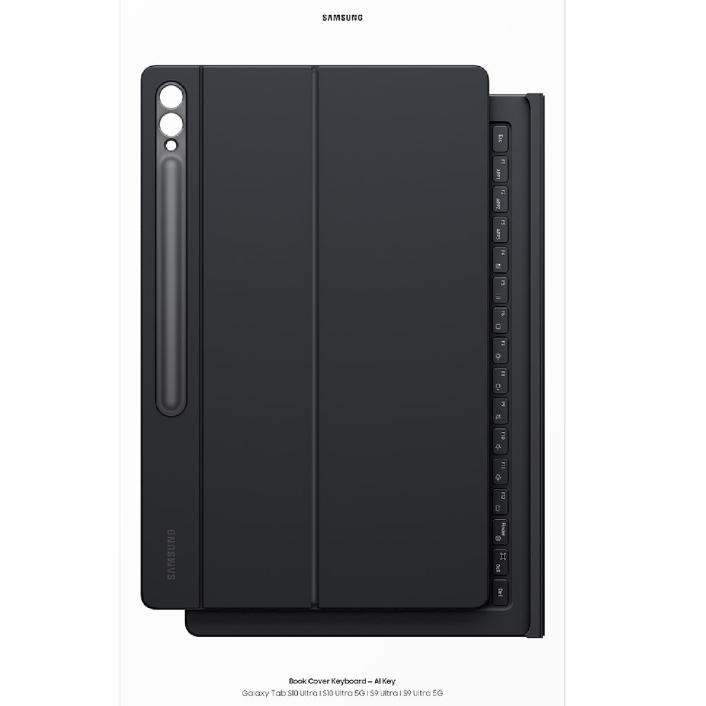 Samsung Galaxy Tab S10+ / Tab S9+ / Tab S9 FE+ Book Cover Keyboard - Black(EF-DX825UBEGWW),Magnetic, Effortless Comes In 150°,AI Key,6 Months Warranty - Image 4