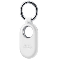 Samsung Galaxy SmartTag 2 Silicon Case - White (EF-PT560CWEGWW),*AU STOCK*, Soft-Touch Protection, Built-in Carabiner Ring, 1 Years Warranty - Image 2