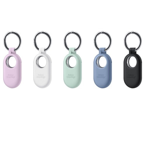 Samsung Galaxy SmartTag 2 Silicon Case - White (EF-PT560CWEGWW),*AU STOCK*, Soft-Touch Protection, Built-in Carabiner Ring, 1 Years Warranty - Image 4
