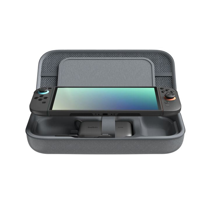 Belkin Gaming Charging Case 20W For Nintendo Switch 2 - (ENA001fqCH), Detachable 10K Power Bank, USB-C  to USB-C Cable (20 cm), 2 Years Warranty - Image 2