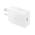 Samsung 25W GaN USB-C Fast Wall Charger - White(EP-T2510NWEGAU), 1x USB-C, Supports up to 25W, Compact & Travel-Ready, 1 Year Warranty - Image 1