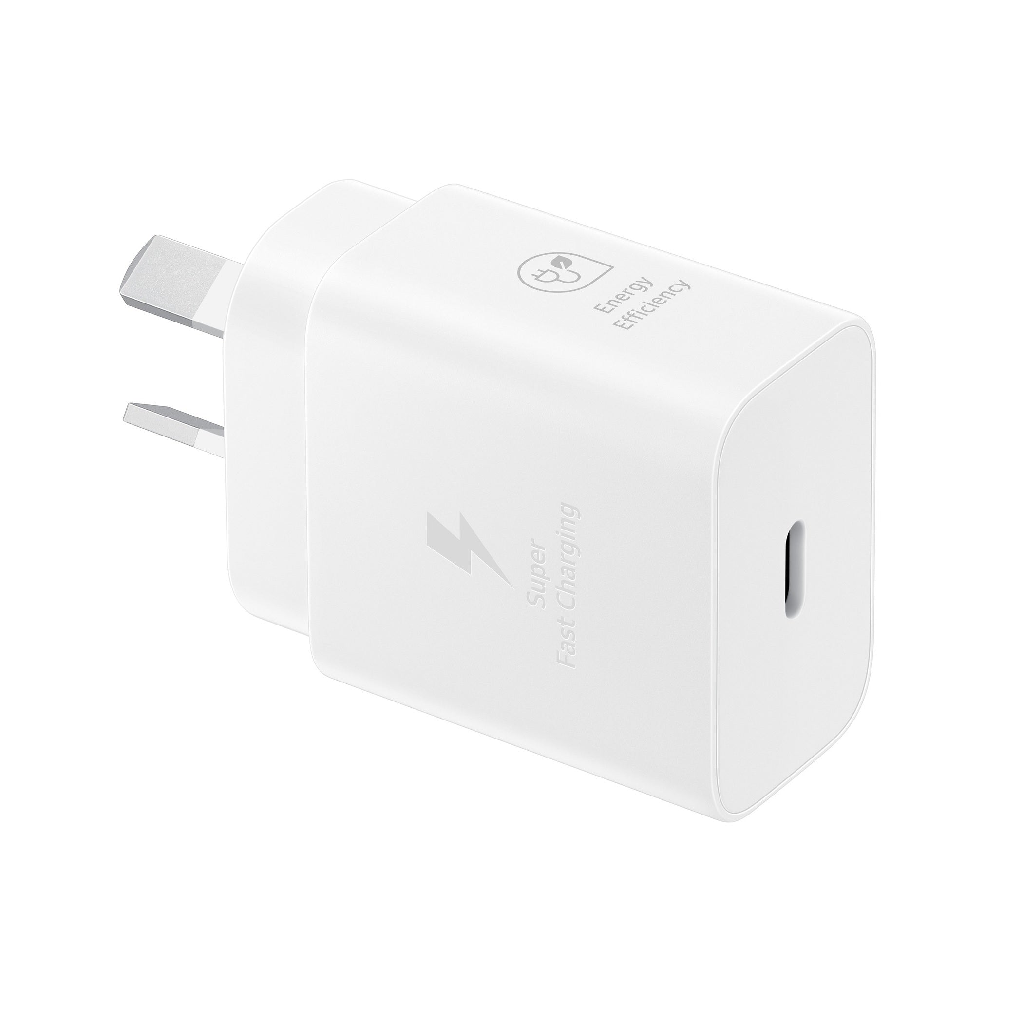 Samsung 25W GaN USB-C Fast Wall Charger - White(EP-T2510NWEGAU), 1x USB-C, Supports up to 25W, Compact & Travel-Ready, 1 Year Warranty - Image 4