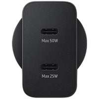 Samsung 50W Duo Power Adapter with USB-C to C Cable (1.8M) - Black(EP-T5020XBEGAU), 2xUSB-C, Multi Device Compatibility, 6 Months Warranty - Image 3