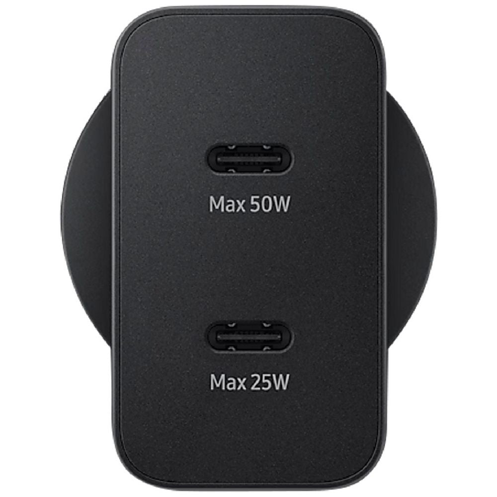 Samsung 50W Duo Power Adapter with USB-C to C Cable (1.8M) - Black(EP-T5020XBEGAU), 2xUSB-C, Multi Device Compatibility, 6 Months Warranty - Image 3