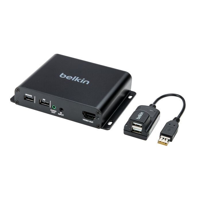 Belkin Cybersecurity and Secure KVM Extender Receiver Fiber SFP - Universal Video, TAA compliance, UHD 4K @60Hz 4:2:0 up to 10 km, 3-Year Warranty - Image 2