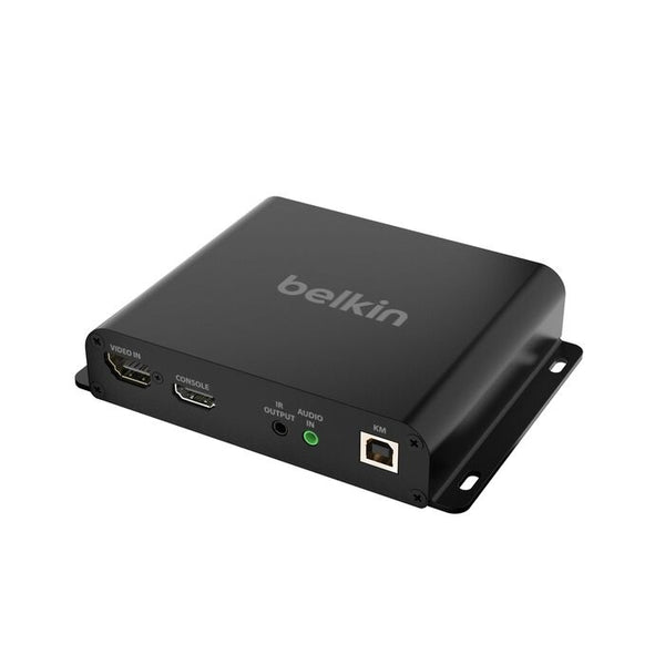 Belkin Cybersecurity and Secure KVM Extender Transmitter Copper CAT6 - Universal Video, UHD 4K@60Hz 4:4:4 up to 100m, TAA compliance, 3-Year Warranty