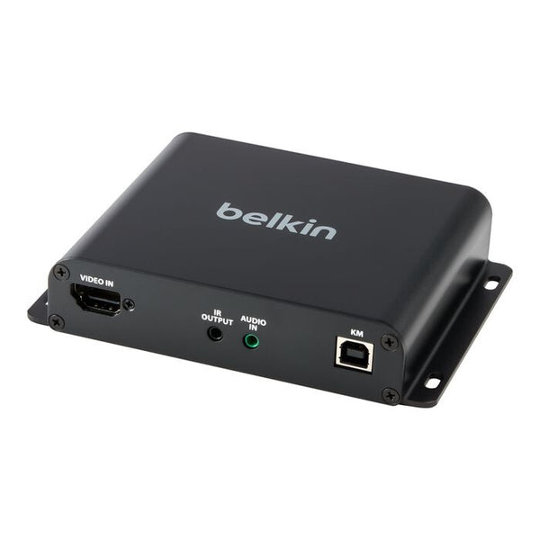 Belkin Cybersecurity and Secure KVM Extender Transmitter Fiber SFP - Universal Video, UHD 4K@60Hz 4:2:0 up to 100m, TAA compliance, 3-Year Warranty