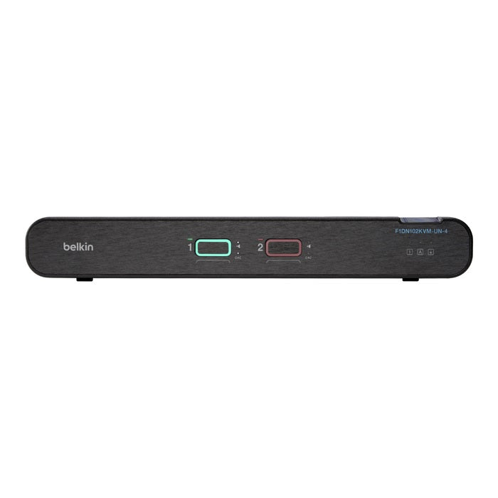 Belkin Universal 2nd Gen Secure KVM Switch w/ CAC - Black (F1DN102KVM-UN-4),12VDC 2.5A, 2 Years Warranty - Image 2