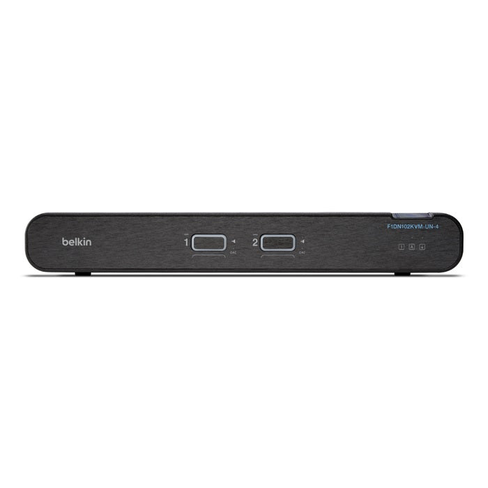 Belkin Universal 2nd Gen Secure KVM Switch w/ CAC - Black (F1DN102KVM-UN-4),12VDC 2.5A, 2 Years Warranty - Image 4
