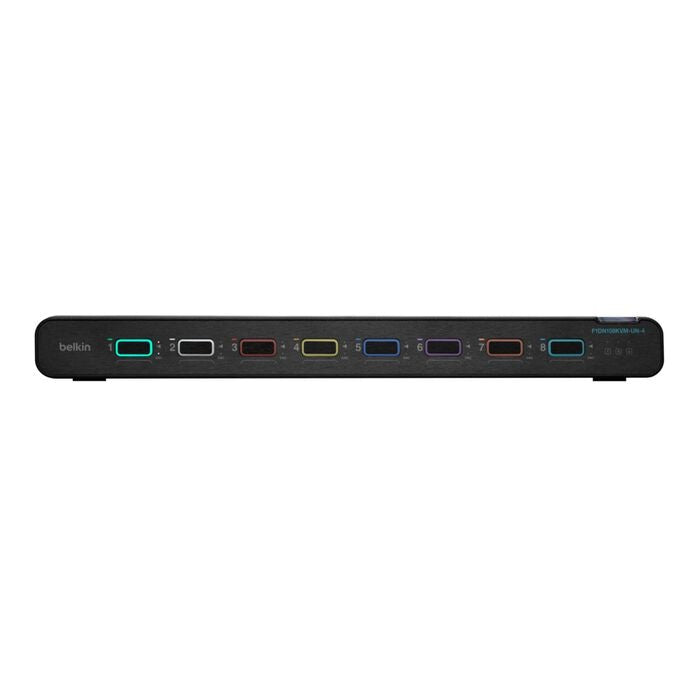 Belkin Cybersecurity and Secure KVM Universal 2nd Gen Secure KVM Switch, 8-Port Single Head w/ CAC - Black (F1DN108KVM-UN-4),12V,2.5A,2 Years Warranty - Image 5