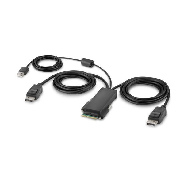 Belkin Cybersecurity and Secure KVM 2-Port Dual Head DP Modular Secure KVM Switch PP4.0 W/ Remote - Black(F1DN202MOD-PP-4),12VDC 2.5A,2 Years Warranty