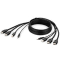 Belkin Cybersecurity and Secure KVM TAA AA DUAL HDMI/USB/AUD CBL, HDMI M/M; USB A/B,(1.8M) - Black(F1DN2CCBL-HH6T), 2 Years Warranty - Image 1