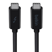 Belkin Thunderbolt 3 Cable USB-C  to USB-C (1M) - Black (F2CD081ds1M-BLK ), 60W PD, 20Gbps, 4K/Ultra-HD, Thunderbolt Certified, 2 Years Warranty - Image 3