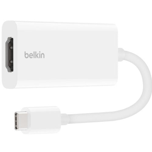 Belkin USB-C to HDMI Adapter - White (F2CU038dsWHTAPL), 4K@60Hz, Dolby Vision, HDCP 2.2, 6-Layer Circuit Board, Wi-Fi Shielding, 2-Year Warranty - Image 5