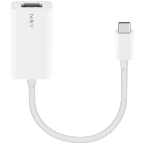 Belkin USB-C to HDMI Adapter - White (F2CU038dsWHTAPL), 4K@60Hz, Dolby Vision, HDCP 2.2, 6-Layer Circuit Board, Wi-Fi Shielding, 2-Year Warranty - Image 3