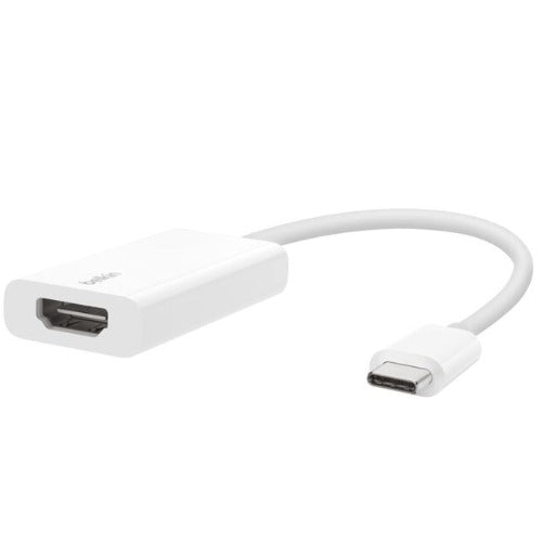 Belkin USB-C to HDMI Adapter - White (F2CU038dsWHTAPL), 4K@60Hz, Dolby Vision, HDCP 2.2, 6-Layer Circuit Board, Wi-Fi Shielding, 2-Year Warranty - Image 4