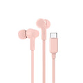 Belkin SoundForm USB-C Wired Earbuds With Adjustable Volume Limiter - Pink(G3H0002fqPKV2),IPX5-Rated,10mm Drivers,Built-in Microphone,2 Years Warranty - Image 1