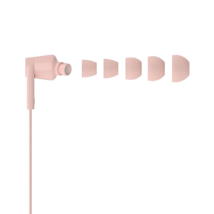 Belkin SoundForm USB-C Wired Earbuds With Adjustable Volume Limiter - Pink(G3H0002fqPKV2),IPX5-Rated,10mm Drivers,Built-in Microphone,2 Years Warranty - Image 3