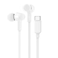 Belkin SoundForm USB-C Wired Earbuds With Adjustable Volume Limiter -White(G3H0002fqPKV2),IPX5-Rated,10mm Drivers,Built-in Microphone,2 Years Warranty - Image 1