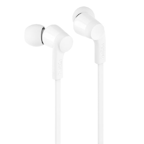 Belkin SoundForm USB-C Wired Earbuds With Adjustable Volume Limiter -White(G3H0002fqPKV2),IPX5-Rated,10mm Drivers,Built-in Microphone,2 Years Warranty - Image 2