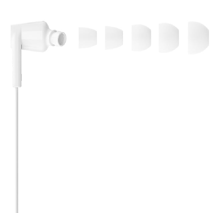 Belkin SoundForm USB-C Wired Earbuds With Adjustable Volume Limiter -White(G3H0002fqPKV2),IPX5-Rated,10mm Drivers,Built-in Microphone,2 Years Warranty - Image 3
