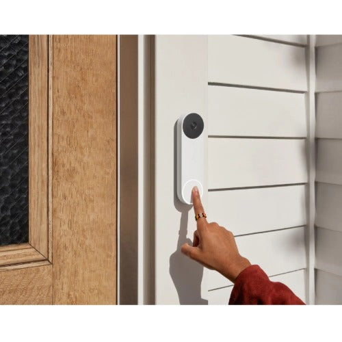 Google Nest Doorbell (Battery) - Snow(GA01318-AU), 720 HD / 1MP, Rechargeable, Wire-Free Battery, Built-in Microphone, 1 Year Warranty - Image 3