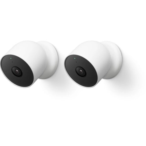 Google Nest Outdoor / Indoor Battery Security Camera (Pack of 2) -  Snow(GA01894-AU),1080 HD/2MP,Wire-Free Battery,Built-in Microphone,1 Year Warranty - Image 1
