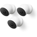 Google Nest Outdoor / Indoor Battery Security Camera ( Pack of 3) - Snow(GA02077-AU),1080 HD/2MP,Wire-Free Battery,Built-in Microphone,1 Year Warranty - Image 1