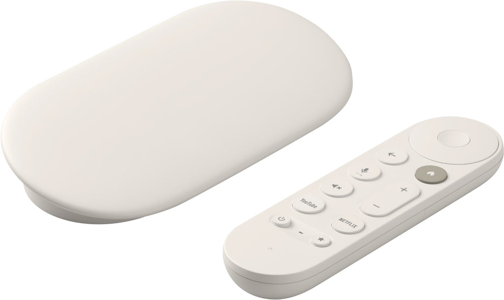 Google TV Streamer 4K - White(GA05662), 4GB/32GB,4K Ultra HD resolution,HDR10+, Dolby Vision,Built-in Google Assistant,1 Year Warranty - Image 1