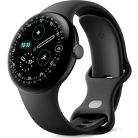 Google Pixel Watch 4 Wi-Fi (45mm) - Matte Black with Obsidian Active Band(GA09962-US) *AU STOCK*, AMOLED, 2GB/32GB, NFC, 455mAh, 2 Years Warranty - Image 1