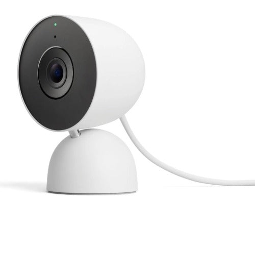 Google Nest Gen3 Wired Indoor Camera - Snow(GA09973-AU), 2K HDR, 152° FOV, Weather-resistant (IP65), Night Vision, 1 Year Warranty - Image 1