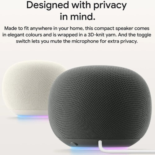 Google Home Speaker - Dark Hazel(GA10554-AU), 1GB/4GB, 360° Sound, Built-in Google Assistant, Smart Home Control, Multi-Room Audio, 2 Years Warranty - Image 4