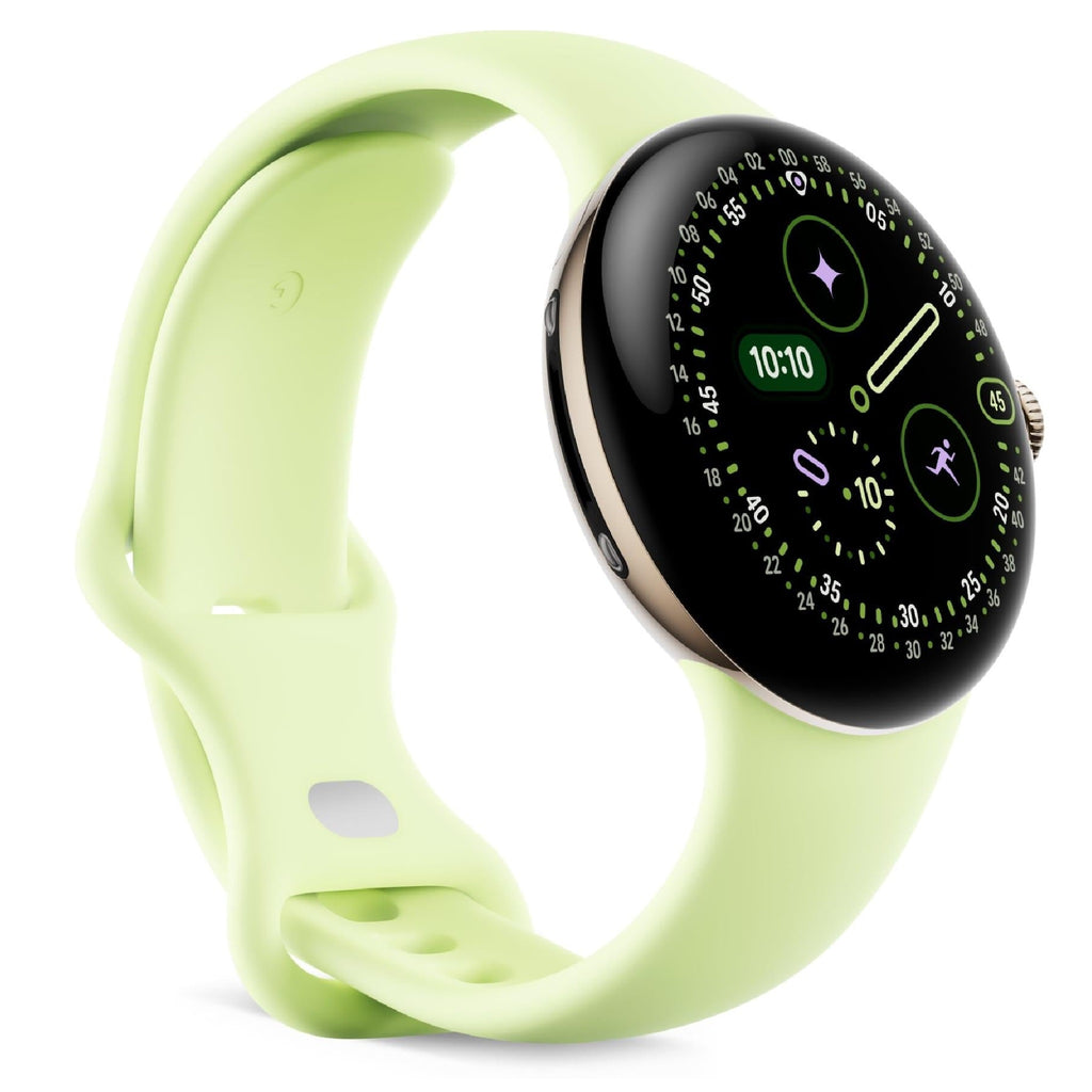 Google Pixel Watch 4 LTE (41mm) - Champagne Gold with Lemongrass Active Band(GA10834-US) *AU STOCK*, AMOLED, 2GB/32GB, NFC, 325mAh, 2 Years Warranty - Image 2