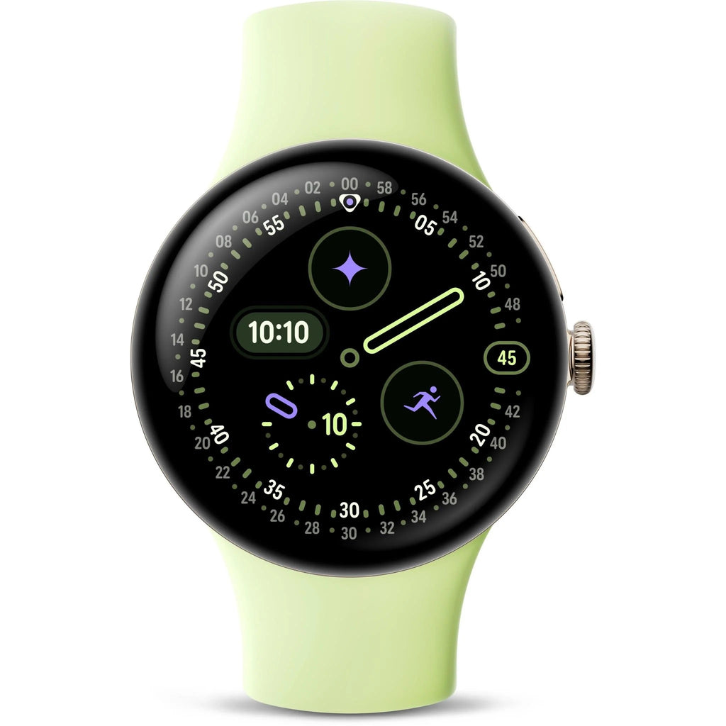 Google Pixel Watch 4 LTE (41mm) - Champagne Gold with Lemongrass Active Band(GA10834-US) *AU STOCK*, AMOLED, 2GB/32GB, NFC, 325mAh, 2 Years Warranty - Image 3