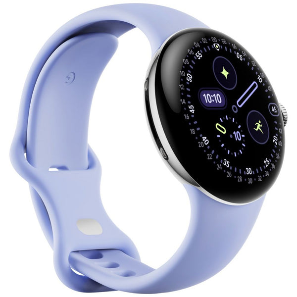 Google Pixel Watch 4 Wi-Fi (41mm) - Polished Silver with Iris Active Band(GA10840-US) *AU STOCK*, AMOLED, 2GB/32GB, NFC, 325mAh, 2 Years Warranty