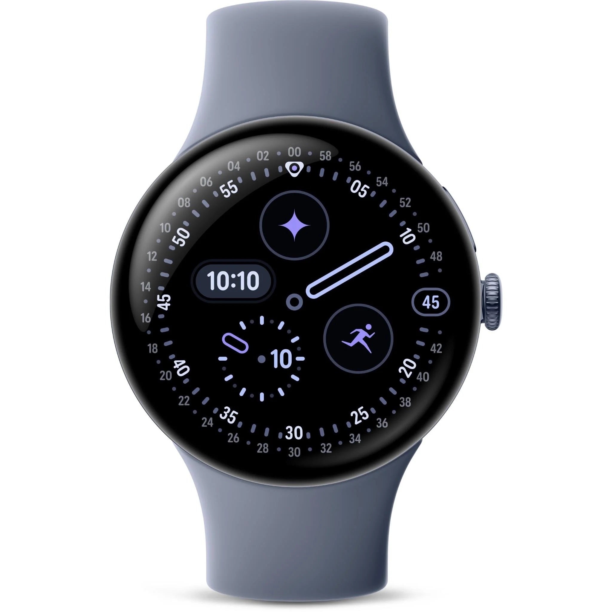 Google Pixel Watch 4 Wi-Fi (45mm) - Satin Moonstone with Moonstone Active Band(GA10850-US) *AU STOCK*, AMOLED, 2GB/32GB, NFC, 455mAh, 2 Years Warranty - Image 3