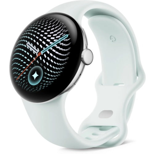 Google Pixel Watch 5 LTE (45mm) - Polished Silver with Fog Active Band (2nd Gen)(GA10891-US) *AU STOCK*, AMOLED, 3GB/64GB, 465mAh, 2 Years Warranty - Image 1